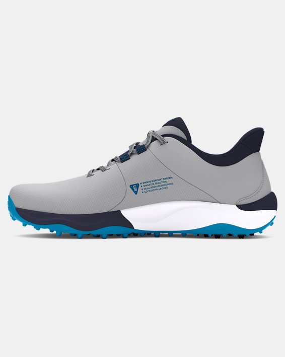 Men's UA Drive Pro Spikeless Wide Golf Shoes in Gray image number 1